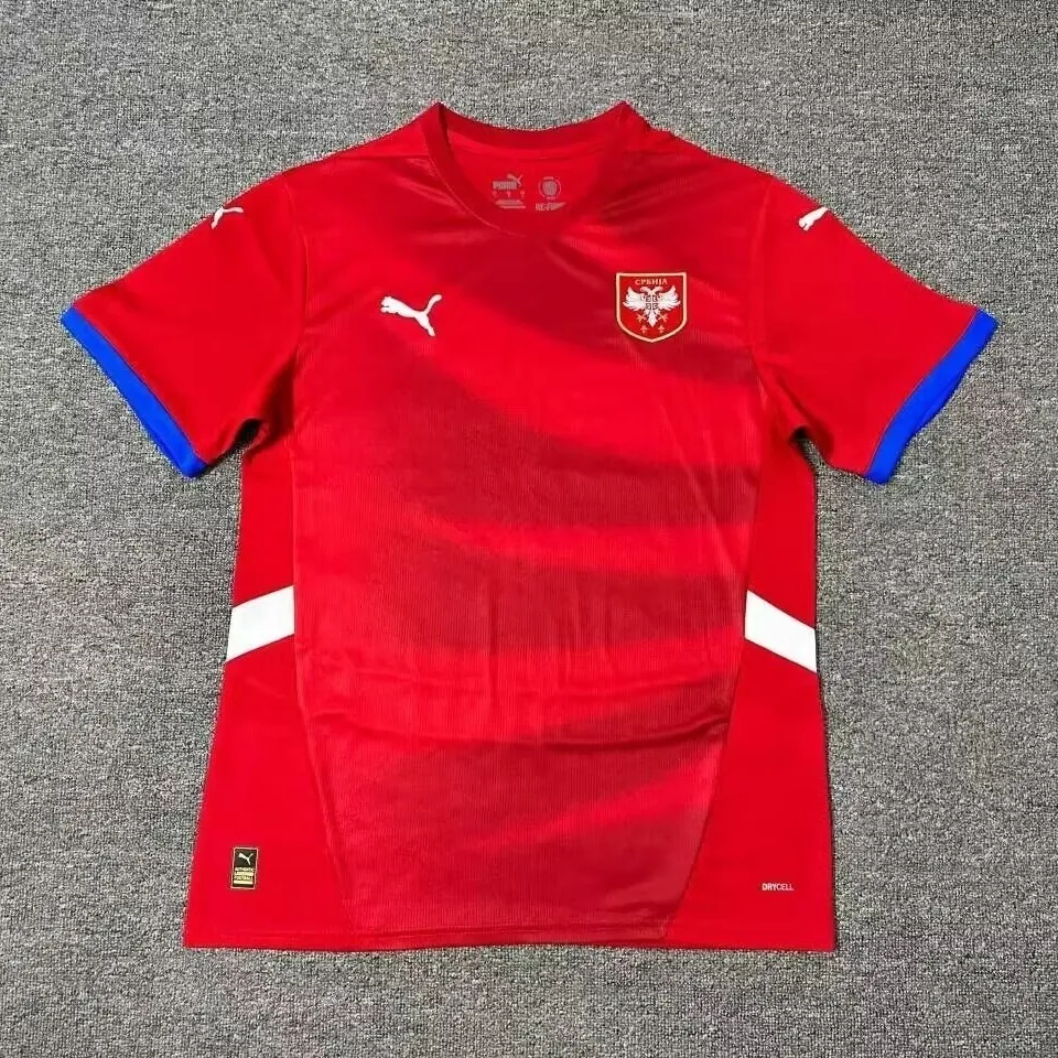 2024 Serbia Home Kit UEFA Euro Shirt Soccer Jerseys Yupoo 5