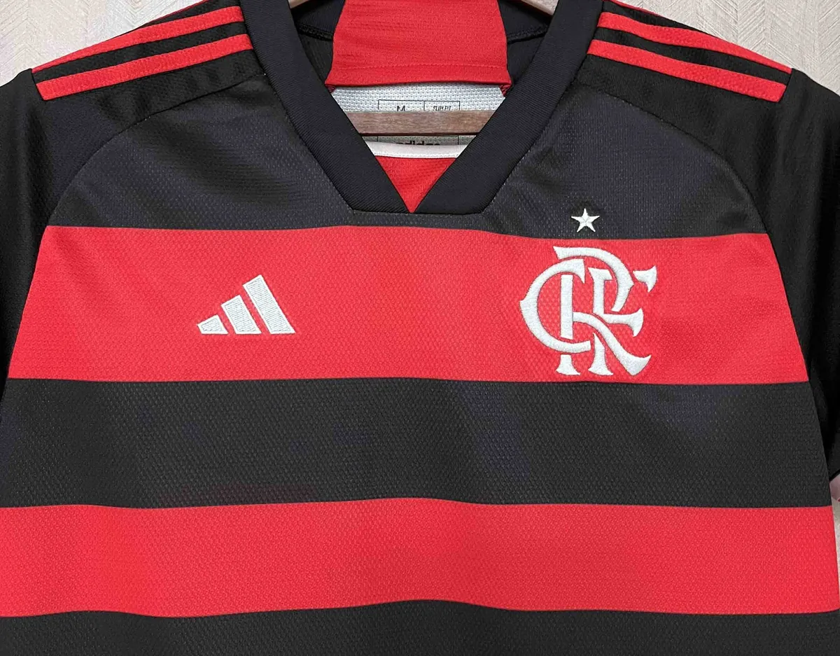 24-25 Flamengo Home Kit Woman Shirt With All Sponsor Best Jerseys Yupoo 6