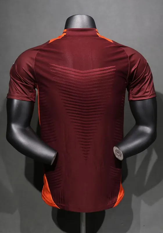 25-26 Roma Home Player Version Soccer AAAAJersey 4