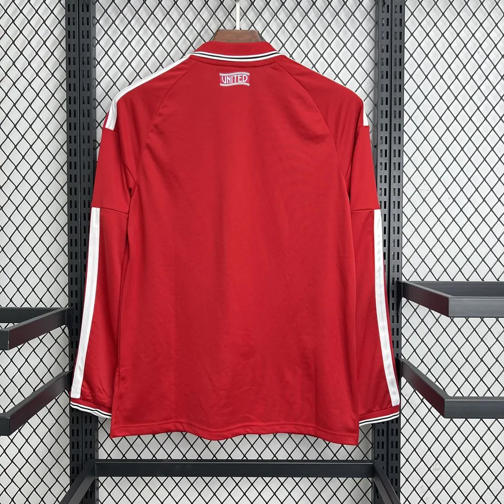26-27 Manchester United Home Kit Football Long Sleeve T-Shirt AAAAJersey Supply Yupoo 9 6