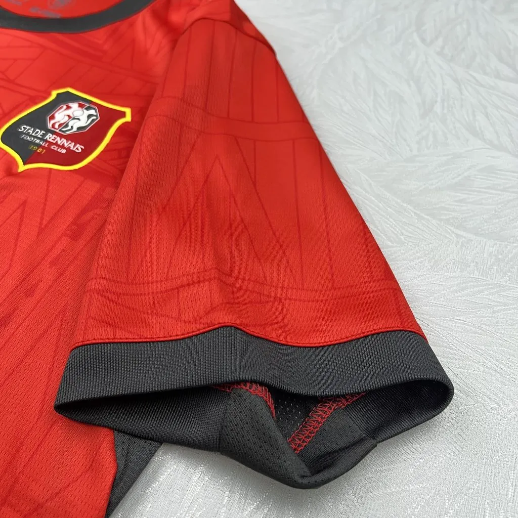 26-27 Stade Rennais Mens Home Kit Football T-Shirt AAAAJersey Supply Yupoo 10 3