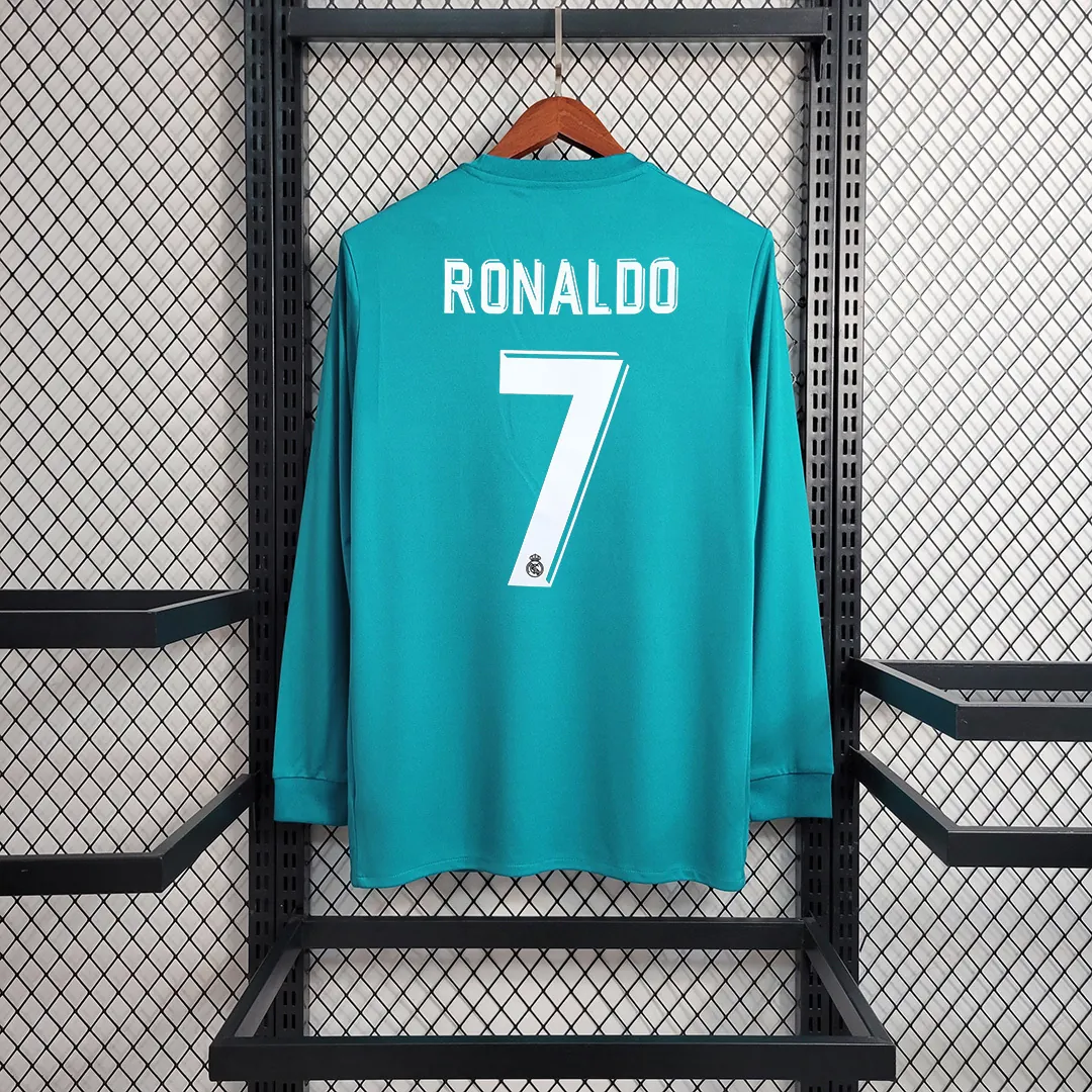 17-18 Real Madrid third away Long sleeve 3