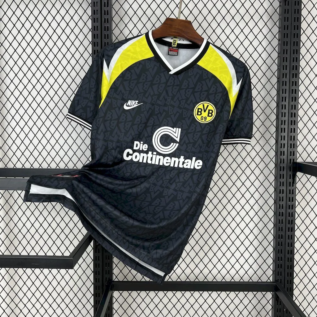 95-96 Dortmund Away Retro Kit Vintage Shirt AAAAJersey Supplier Yupoo 7