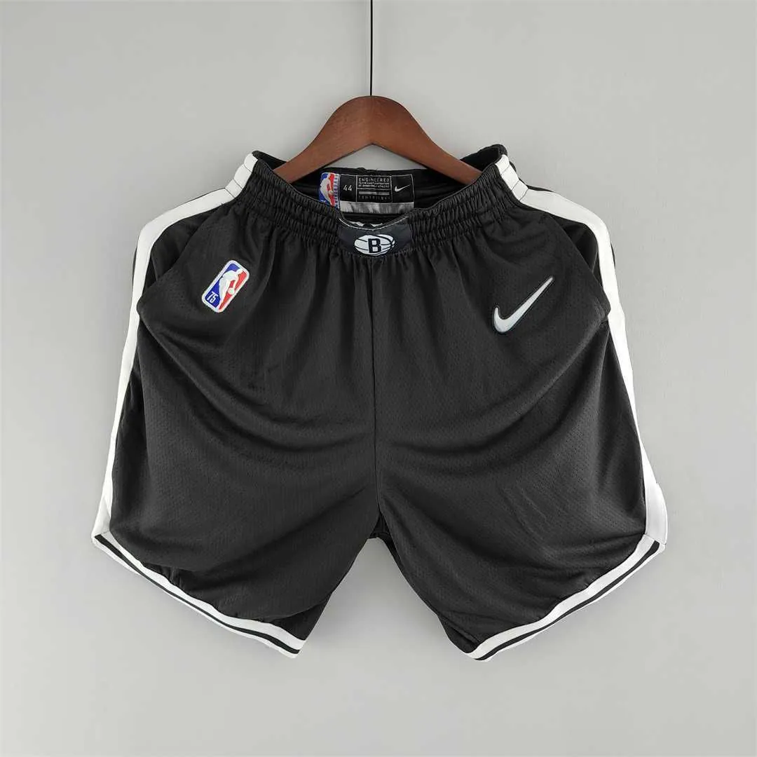 75th Anniversary Brooklyn Nets NBA Shorts Black 9