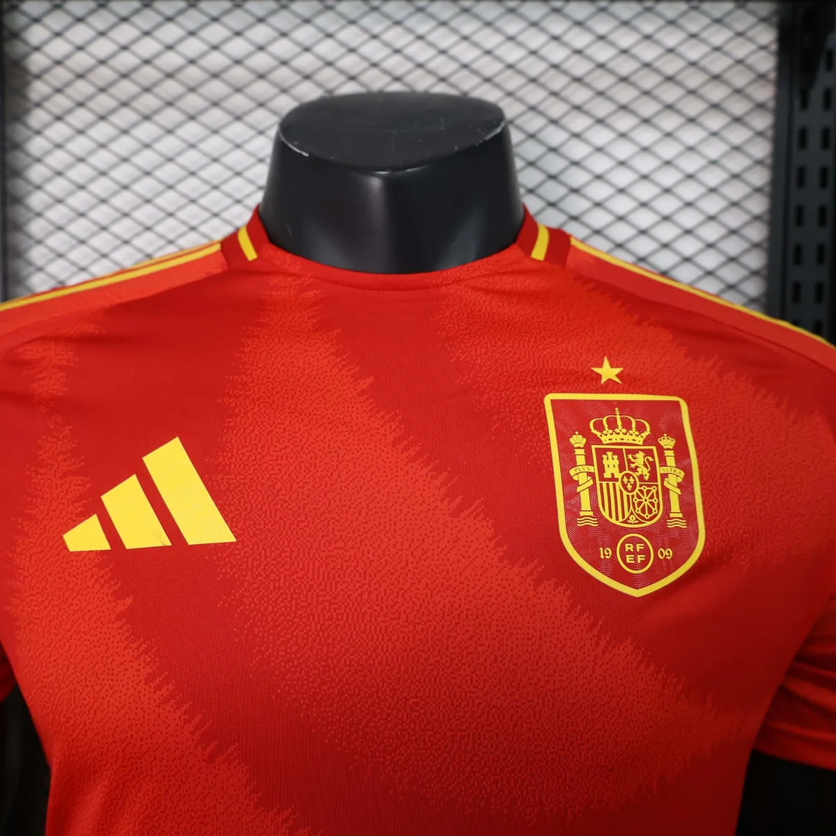2024 Spain Home Kit Player Version Shirt Jersey Supplier Yupoo 1