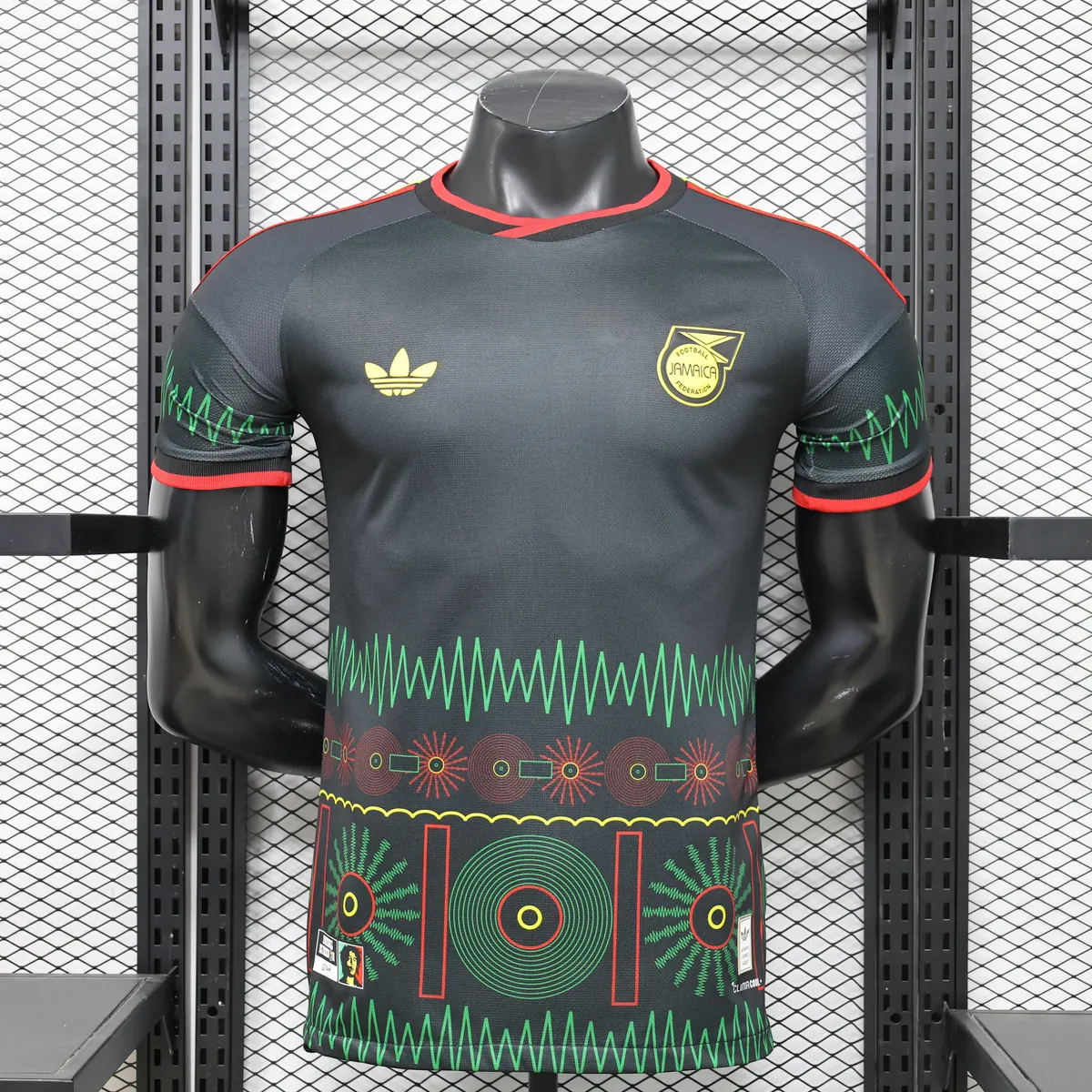 2026 World Cup Jamaica X Bob Marley Away Soccer Shirt Player Version 5