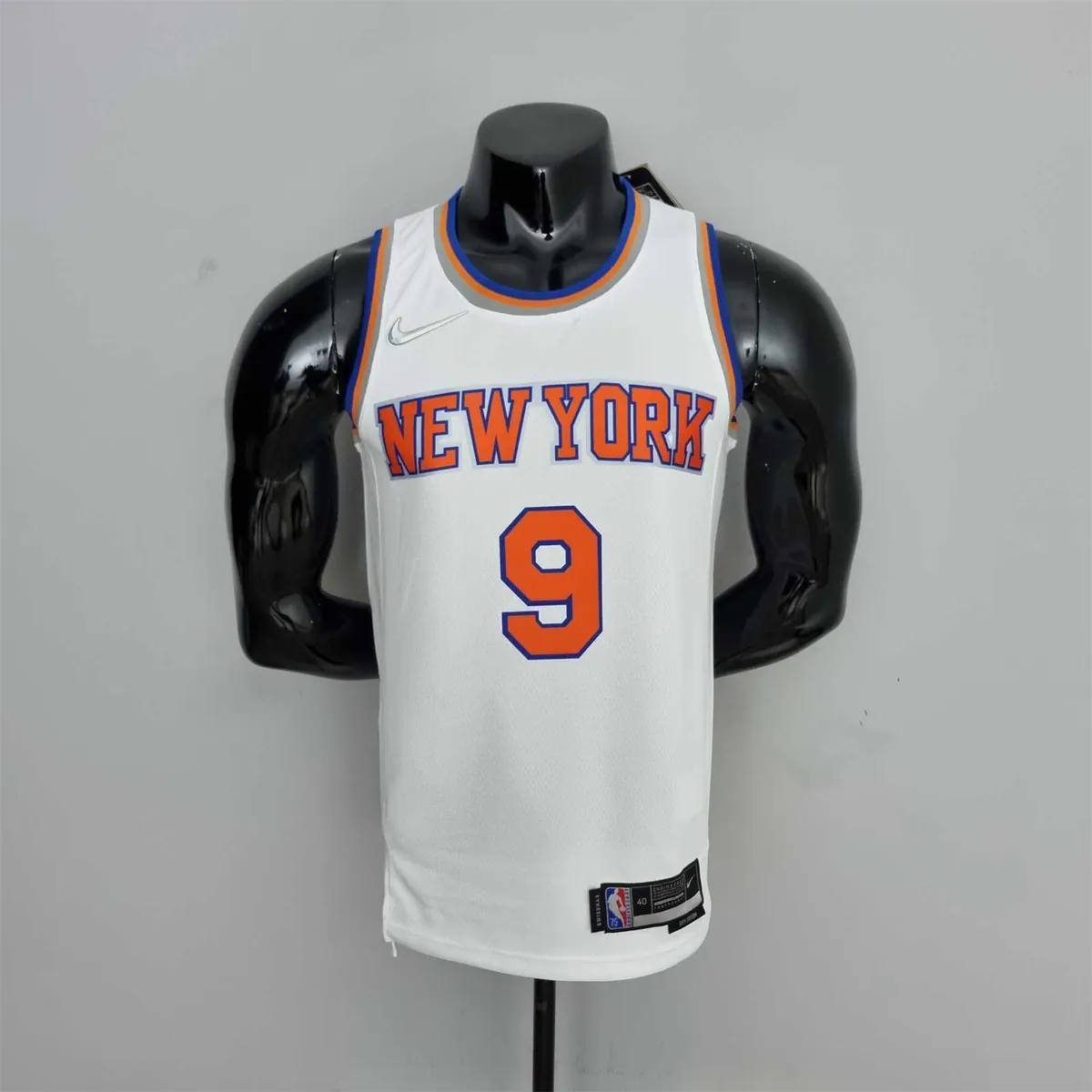75th Anniversary Barrett #9 New York Knicks White NBA Jersey 9