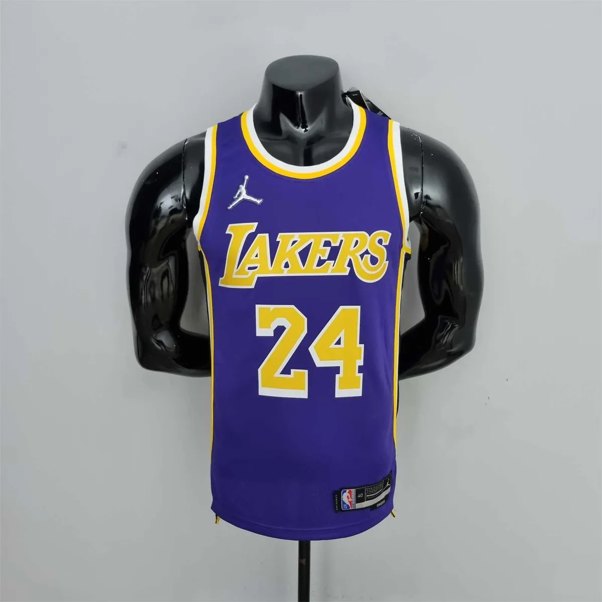 75th Anniversary BRYANT#24 Los Angeles Lakers Jordan Purple NBA Jersey 10