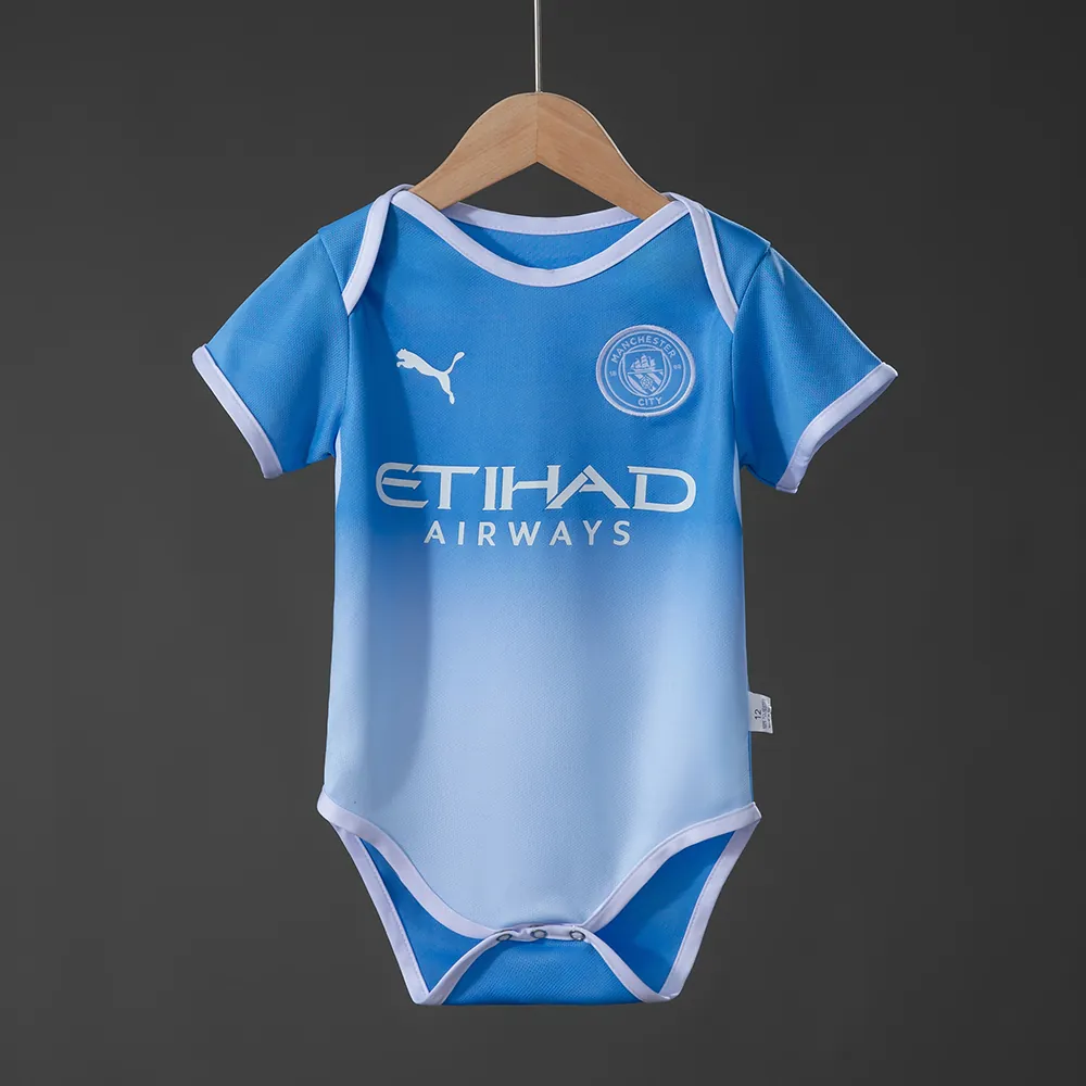 26-27 Manchester City Home Kit Baby Onesie Jersey Yupoo 2 2