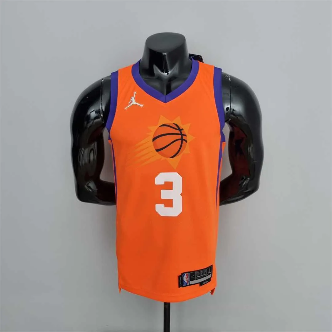 75th Anniversary PAUL#3 Phoenix Suns Jordan Theme Orange NBA Jersey 10
