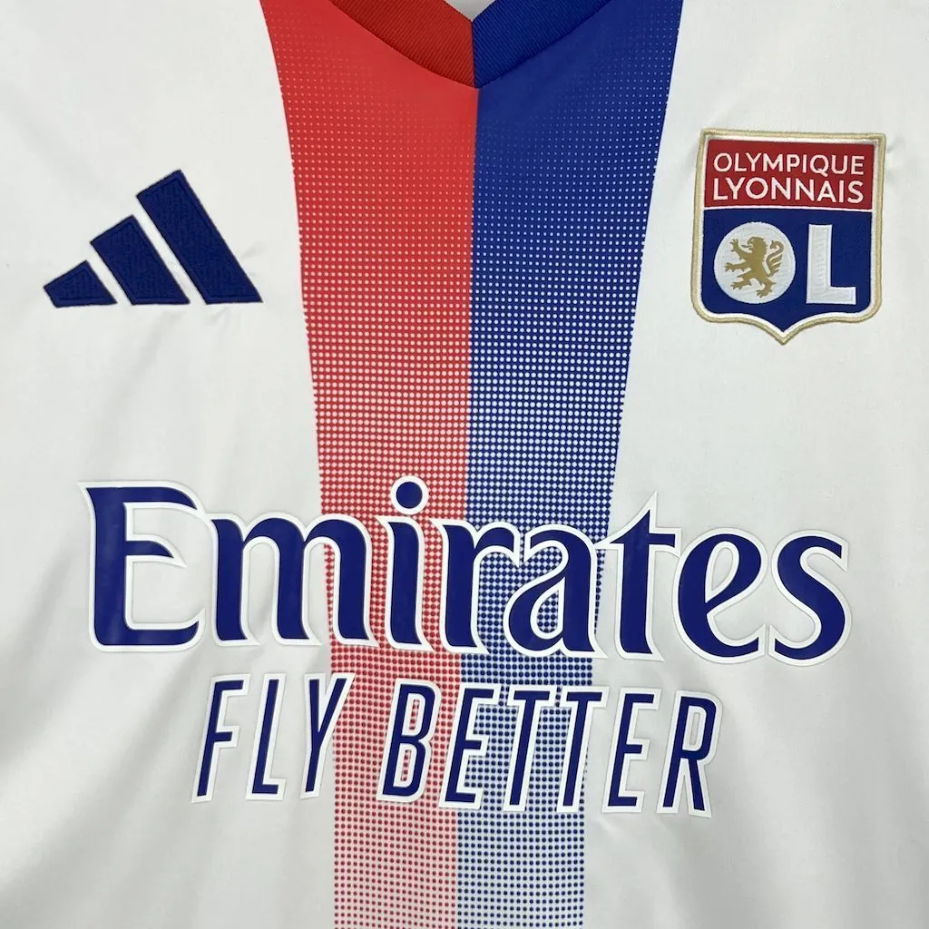 24-25 Lyon Home Shirt Football Uniforms AAAAJersey Supplier Yupoo 3