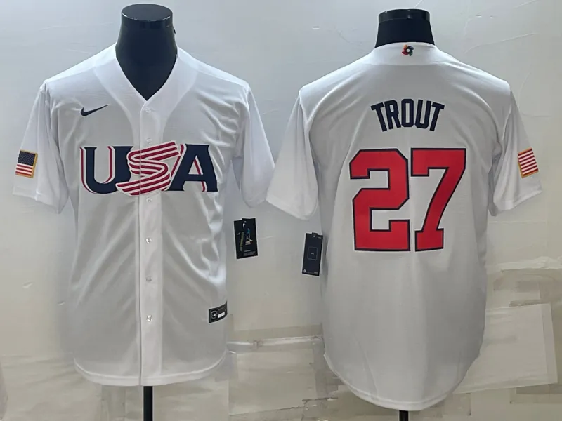 USA 2023 World Cup Baseball Jerseys 38