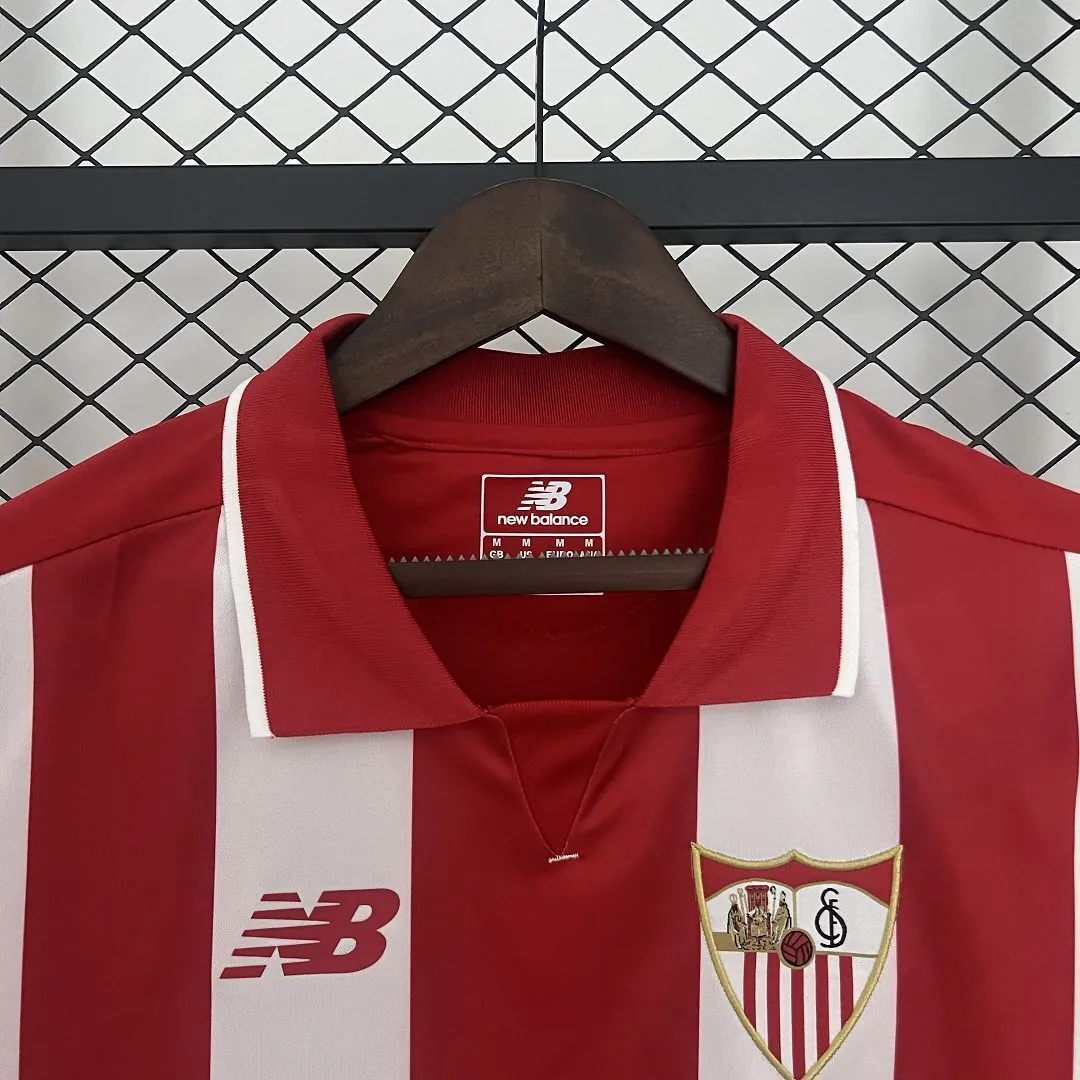 15-16 Sevilla Home Retro Kit Vintage Shirt AAAAJersey Dropship Yupoo 5