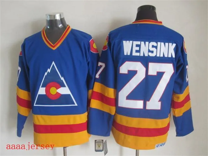 Colorado Avalanche retro ice hockey jersey M-3XL 科罗拉多雪崩队复古冰球服 4
