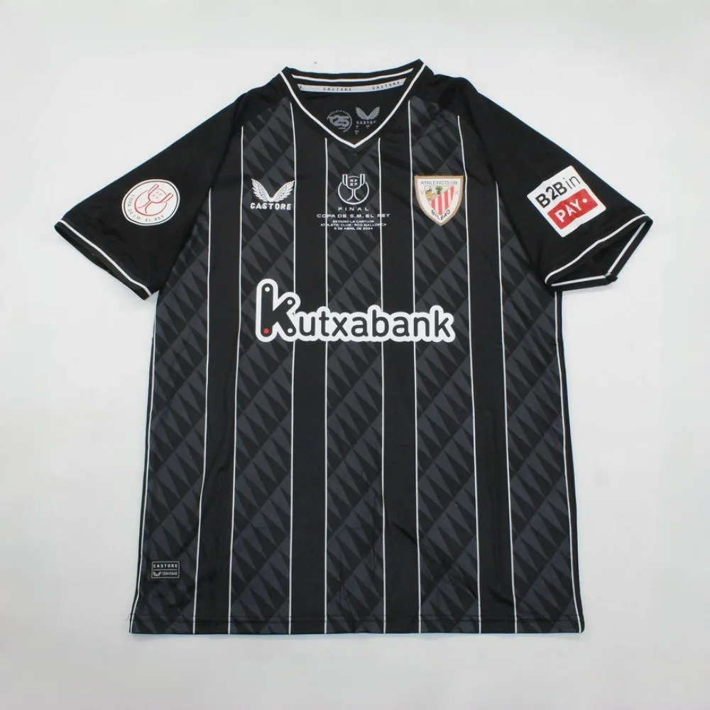 23-24 Bilbao Black Goalkeeper Copa De Rey Final Kit Soccer Jerseys Yupoo 5