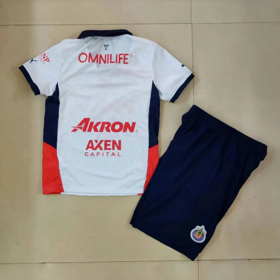 24-25 Chivas Guadalajara Away Kid Kits Youth Apparels AAAAJersey Wholesale Yupoo 1