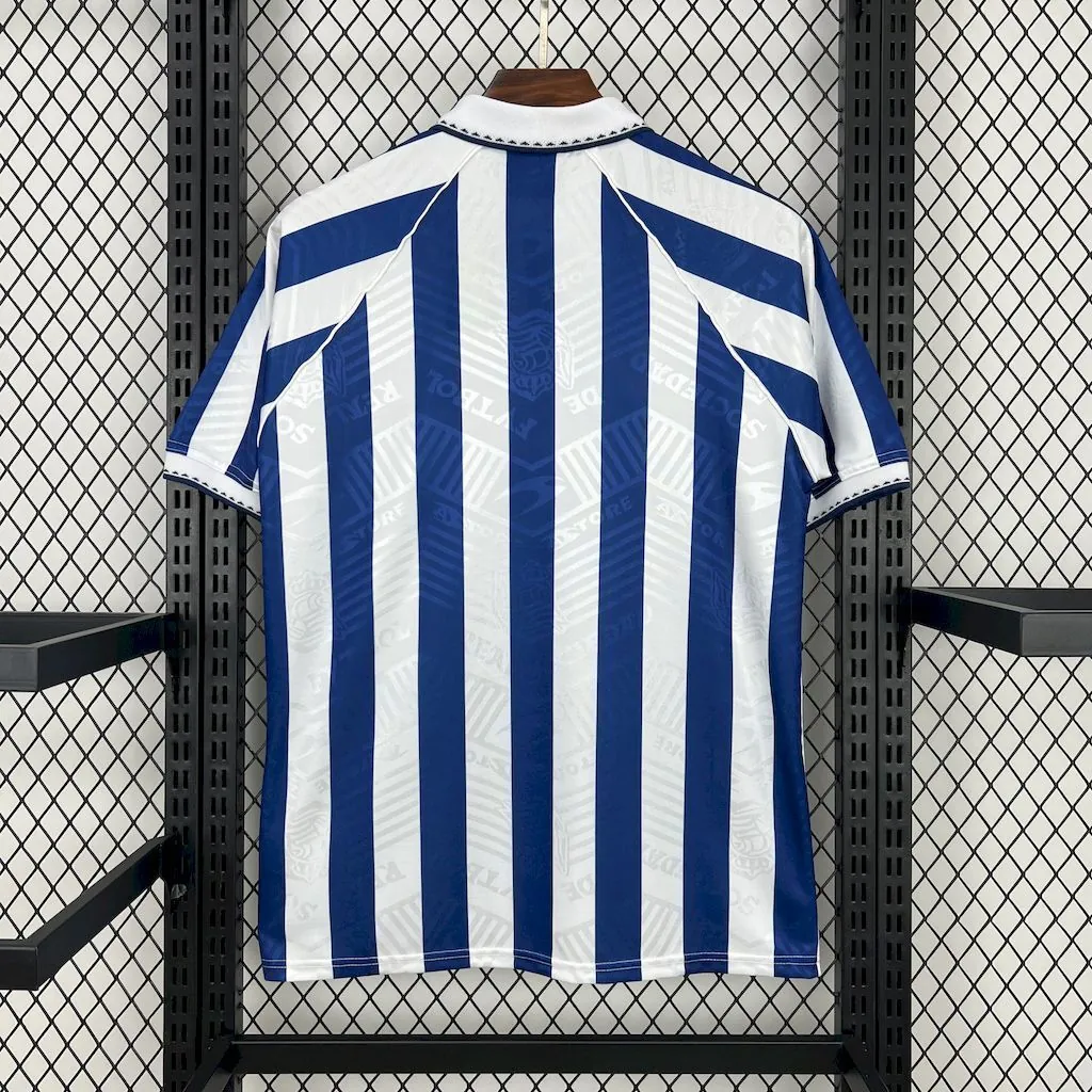 94-95 Real Sociedad Home Retro Kit Vintage Shirt AAAAJersey Supplier Yupoo 1