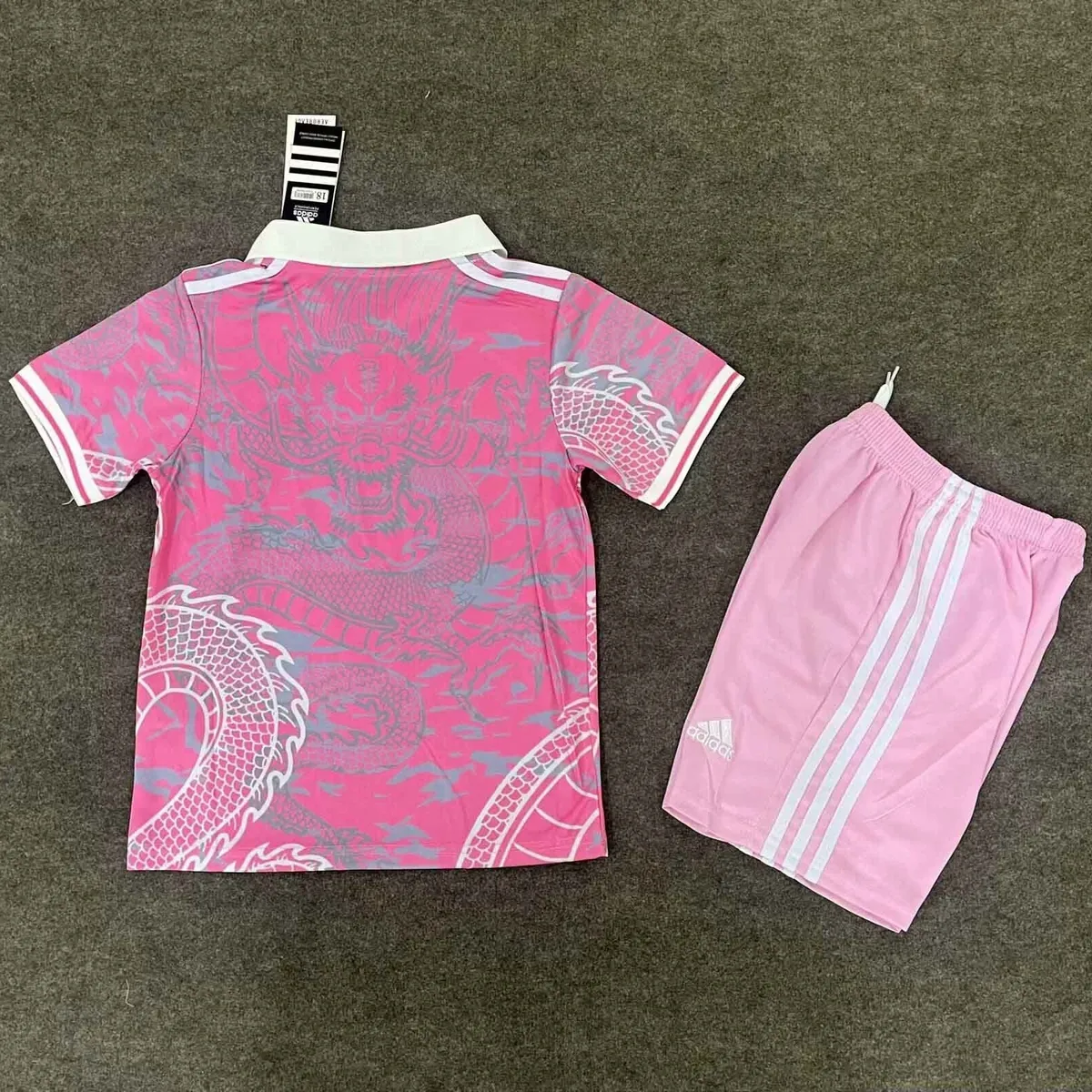 25-26 Real Madrid Pink Dragon Special Edition Kid Kits Youth Apparels AAAAJersey Dropship Yupoo 1