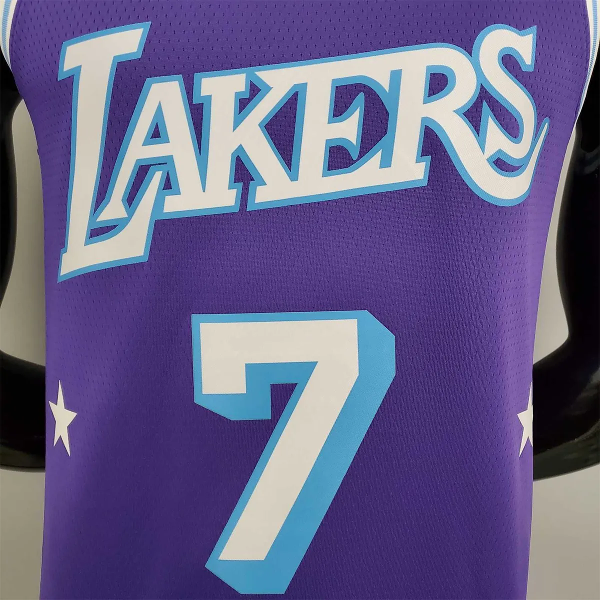 2022 75th Anniversary Anthony #7 Lakers City Edition Purple 3