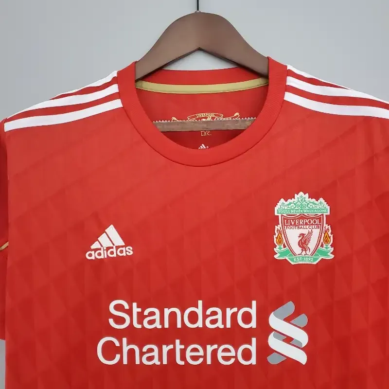 10-11 Retro Liverpool Soccer Jersey Home S-2XL 8