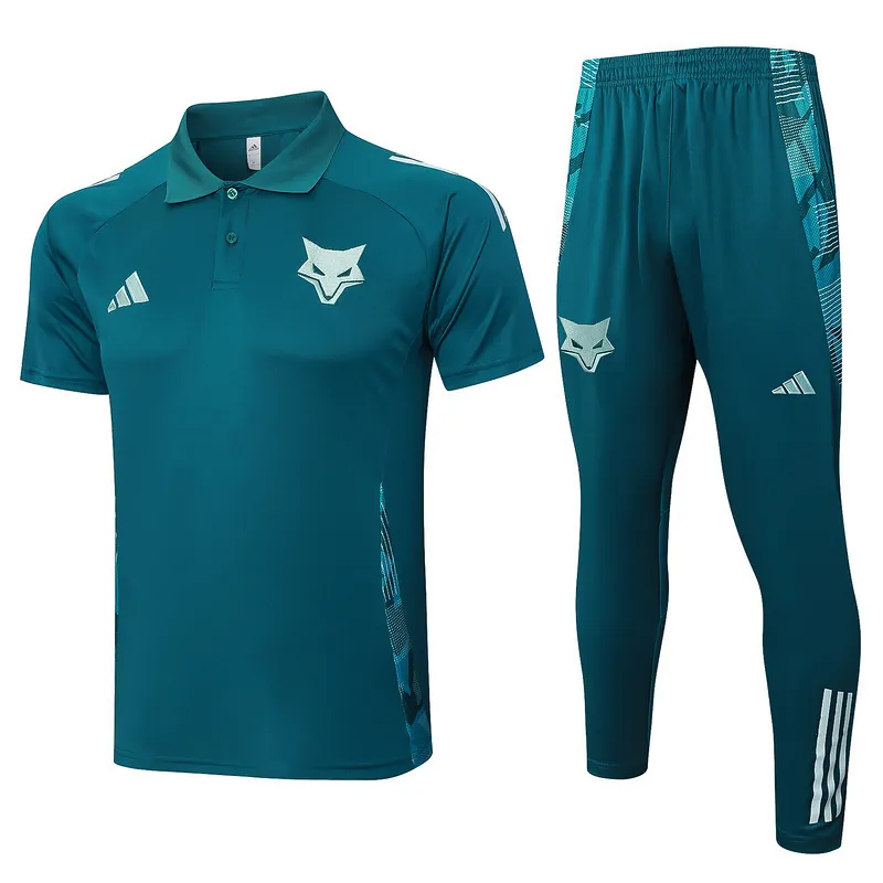 25-26 Cruzeiro Polo Green Training Kits Football Tracksuits 7