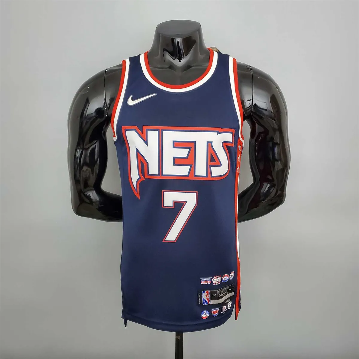 2022 75th Anniversary Durant #7 Nets City Edition Royal Blue 9