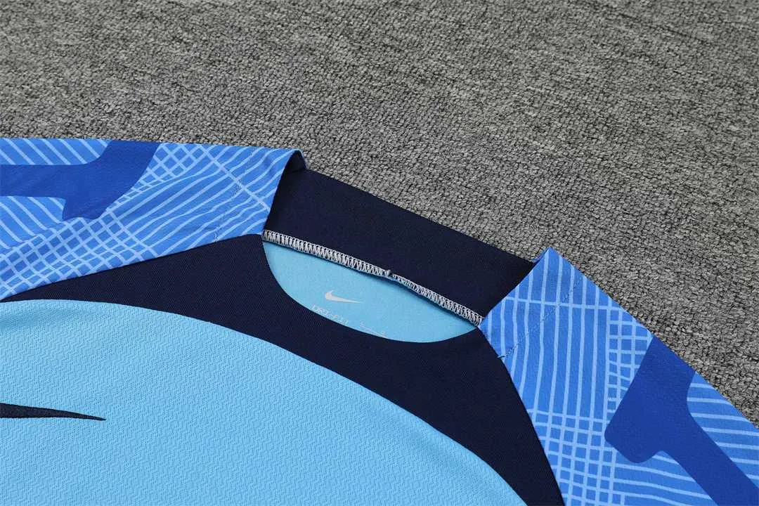 22-23 Barcelona training suit short sleeve kit blue - 3 20