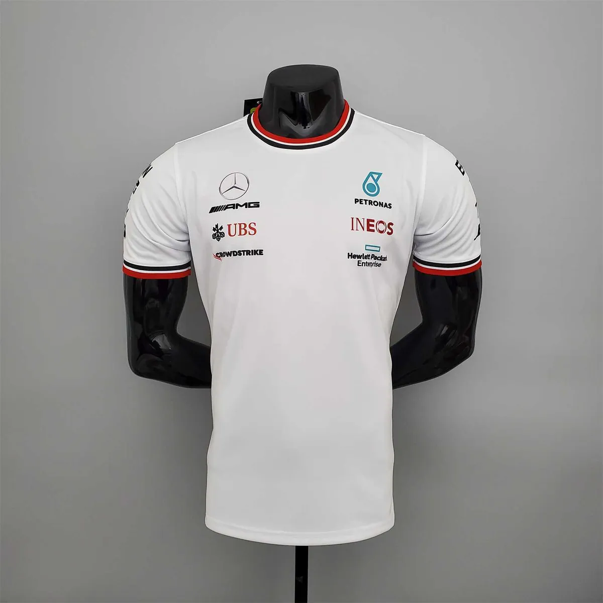 F1 Formula One racing suit; Mercedes White 10