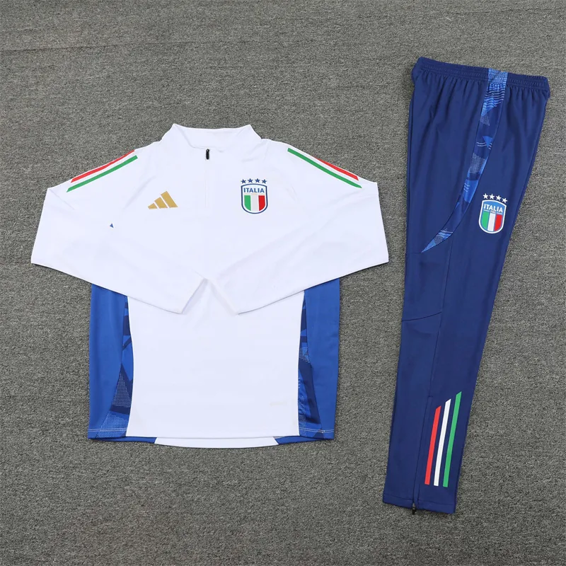 2024 Italy Long Sleeve Training Suit Football Shirts 1