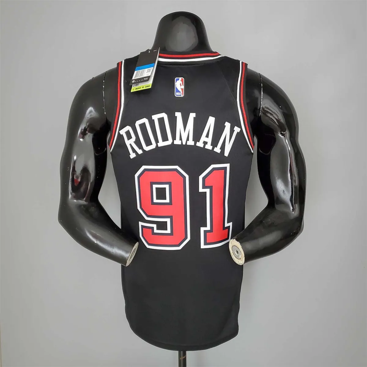 ROOMAN#91 Chicago Bulls black 4