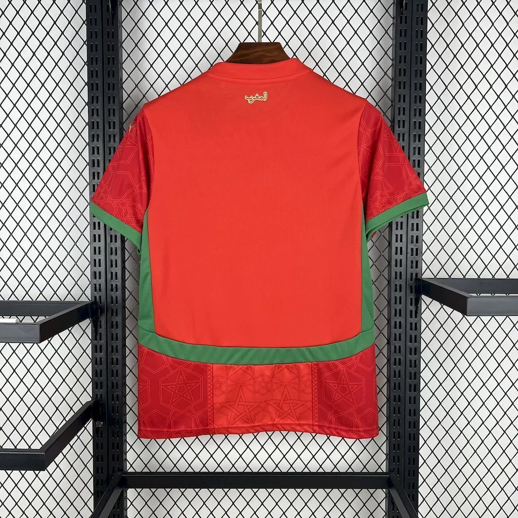 24-25 Morocco Home Shirt Football Apparels Soccer AAAAJersey Yupoo 4