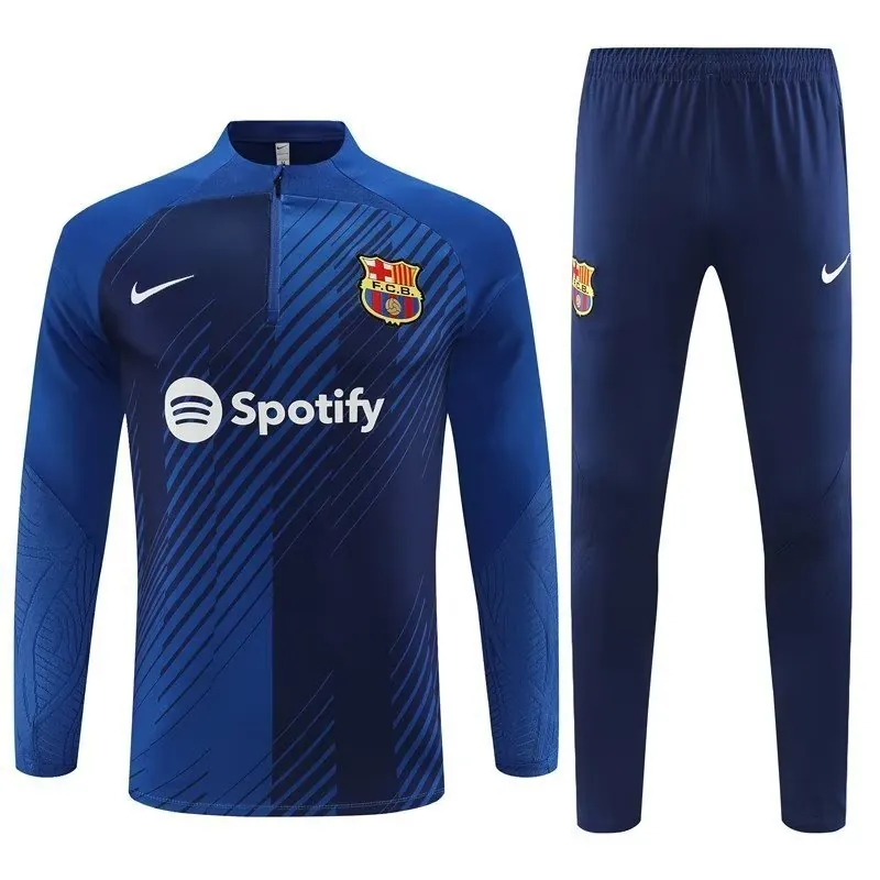 23-24 Barcelona Long Sleeve Training Suit Yupoo 3