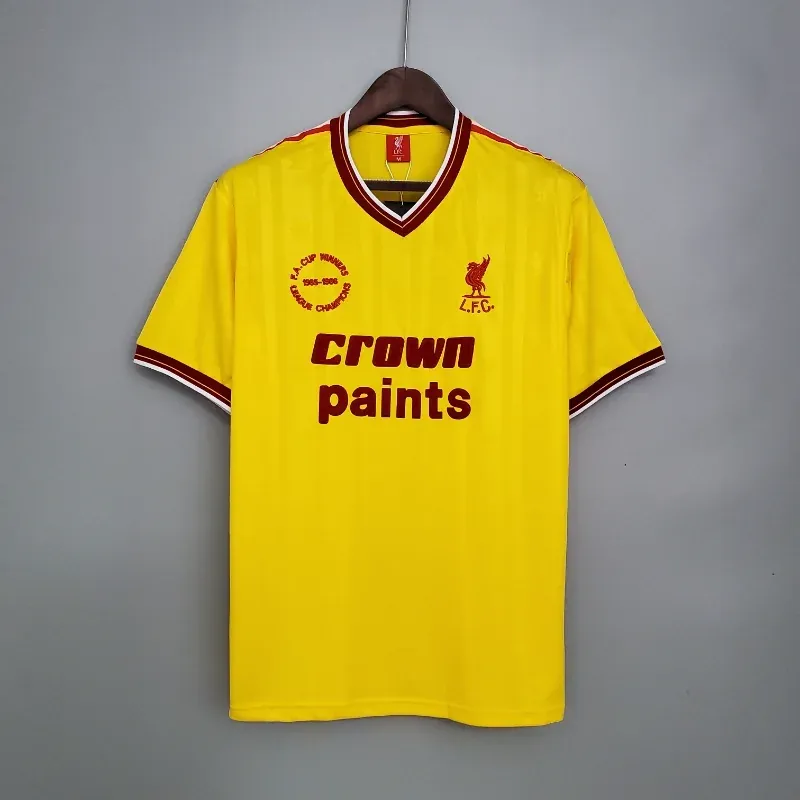 85-86 Retro Liverpool Soccer Jersey Away S-2XL 7