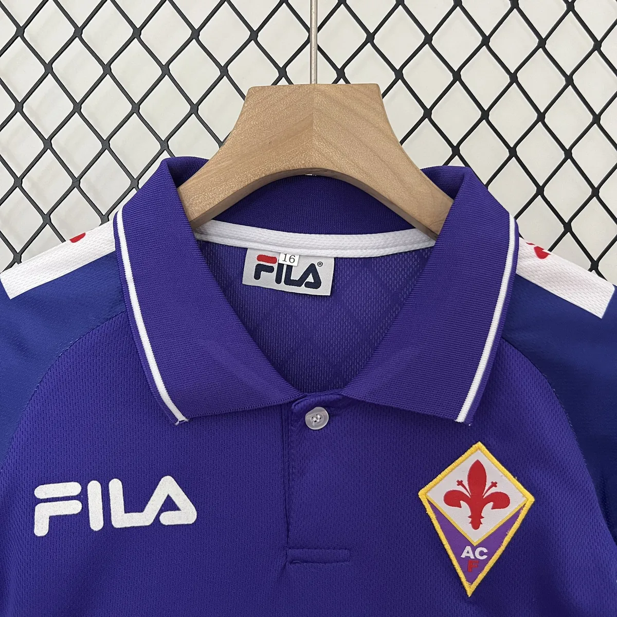 98-99 Fiorentina Home Retro Kid Kits Youth Apparels AAAAJersey Wholesale Yupoo 5