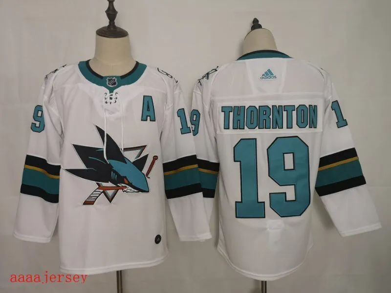 San Jose Sharks ice hockey jersey M-3XL 圣何塞鲨鱼队冰球服 4