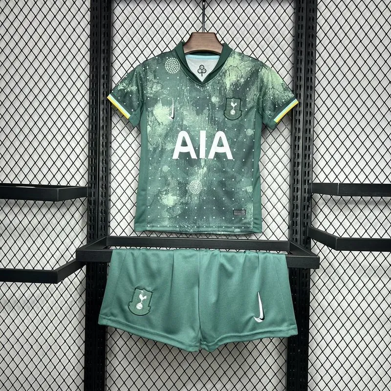 24-25 Tottenham Hotspur Third Kid Kits Youth Apparels Football AAAAJersey Yupoo 6