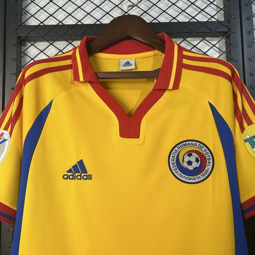 2000 Romania Home Retro Kit Vintage Shirt Soccer AAAAJersey Yupoo 6