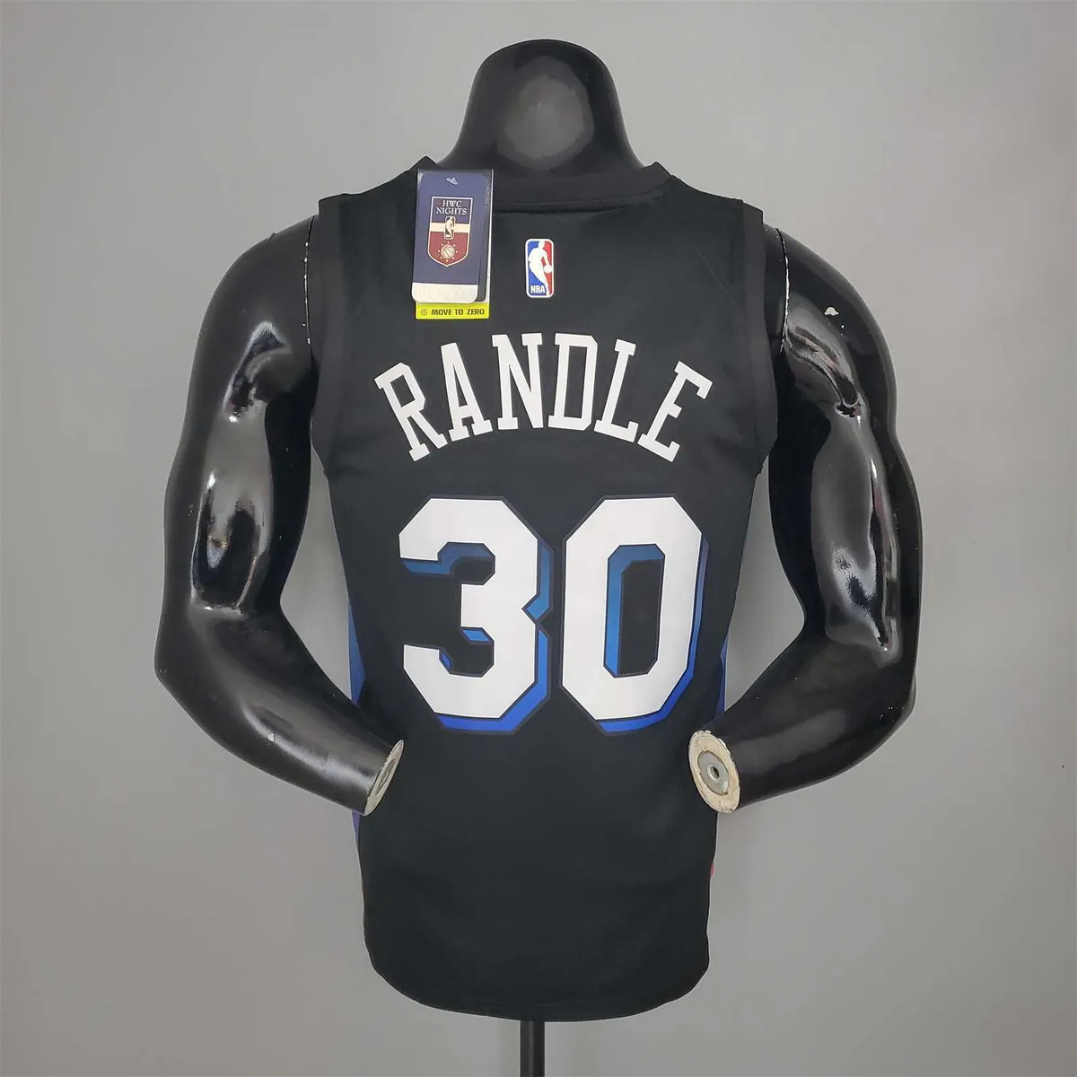 2021 RANDLE#30 Knicks City Edition Black 7