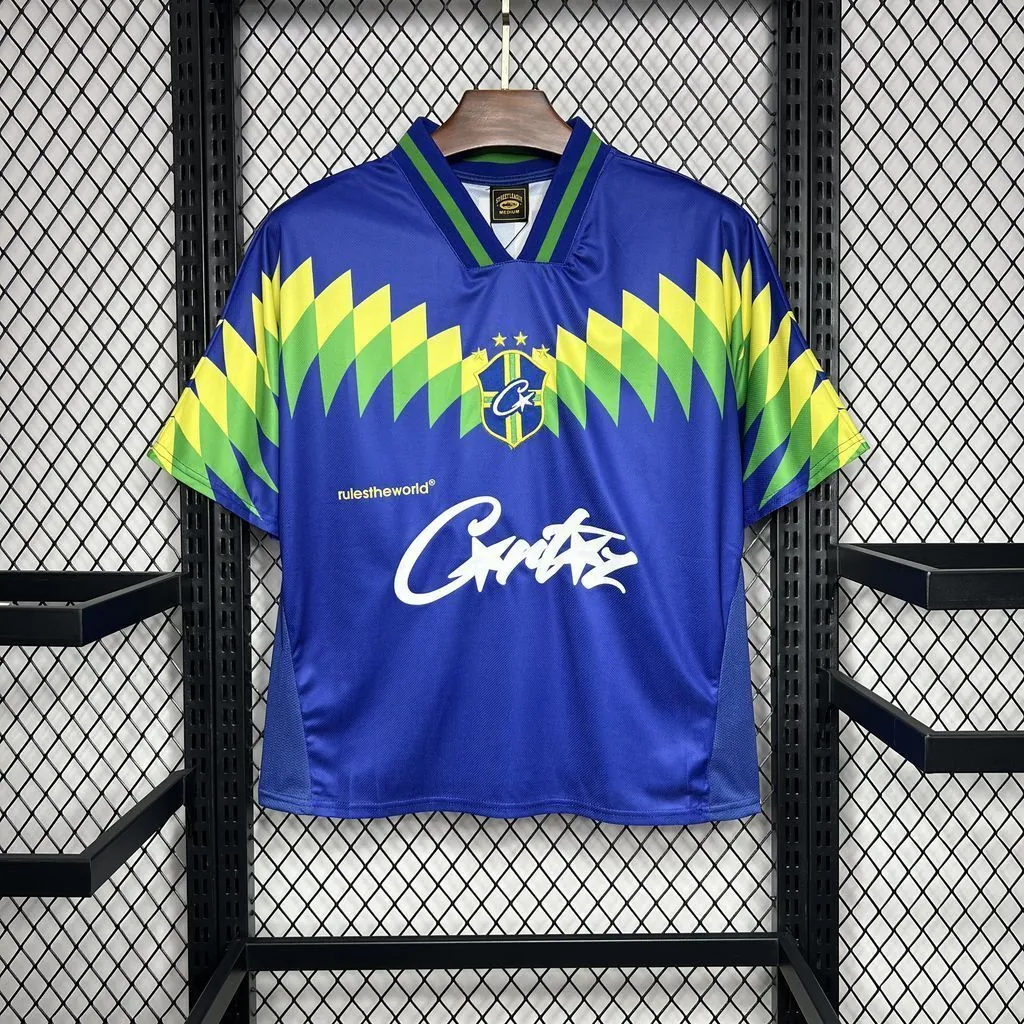 1995 Brazil Away Retro Corteiz Special Kit Vintage Shirt Soccer AAAAJersey Yupoo 7