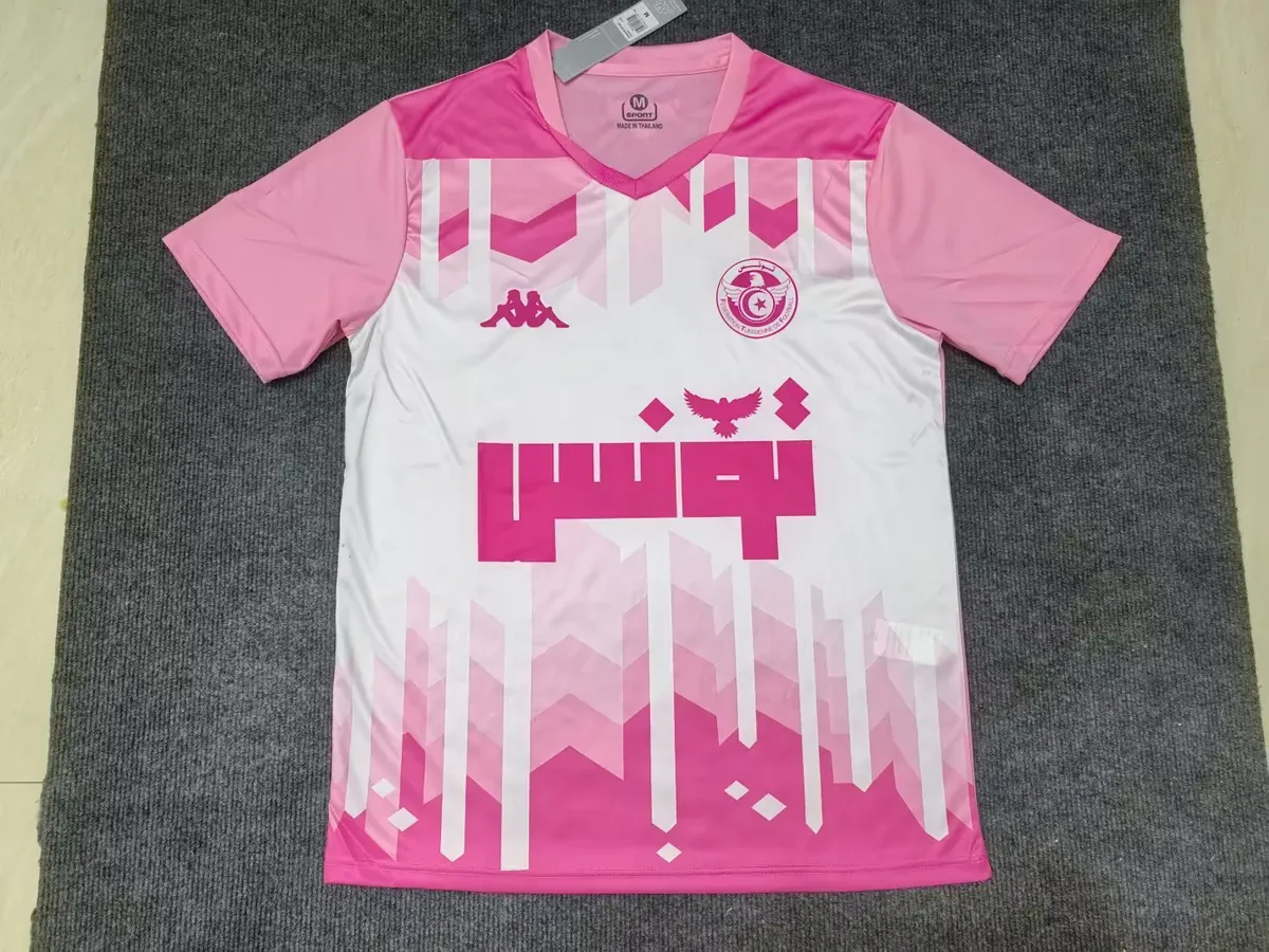 2025 Tunisia Special Edition Kit été Pink T-Shirt Football Uniform AAAAJersey Supply Yupoo 3
