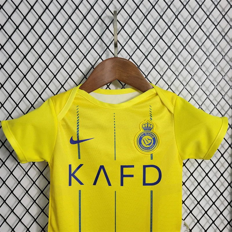 23-24 Baby Al Nassr FC Home Size 9-12 Football Shirt 2