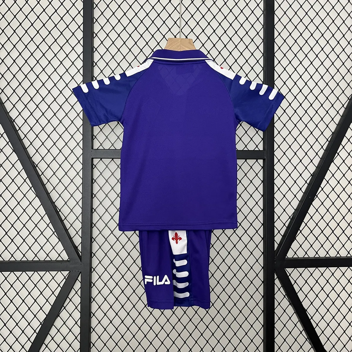 98-99 Fiorentina Home Retro Kid Kits Youth Apparels AAAAJersey Wholesale Yupoo 7