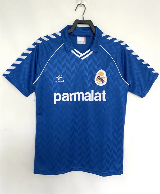 86-87 Real Madrid Away Retro Kit Vintage Shirt Soccer AAAAJersey Yupoo 2