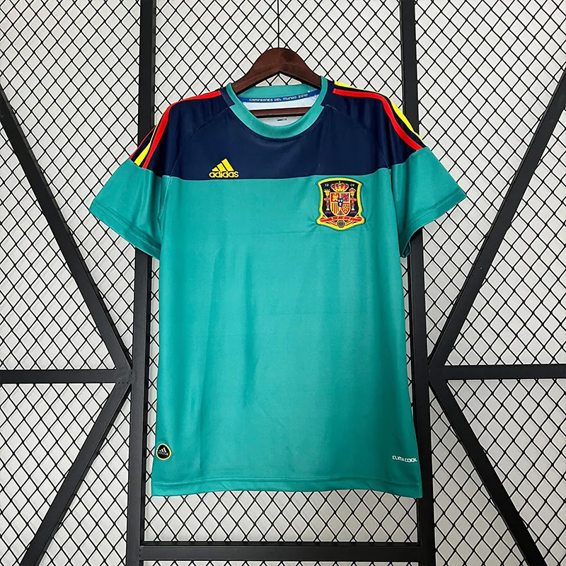 2010 Retro Spain Goalkeeper S-XXL Best Soccer Jersey 2