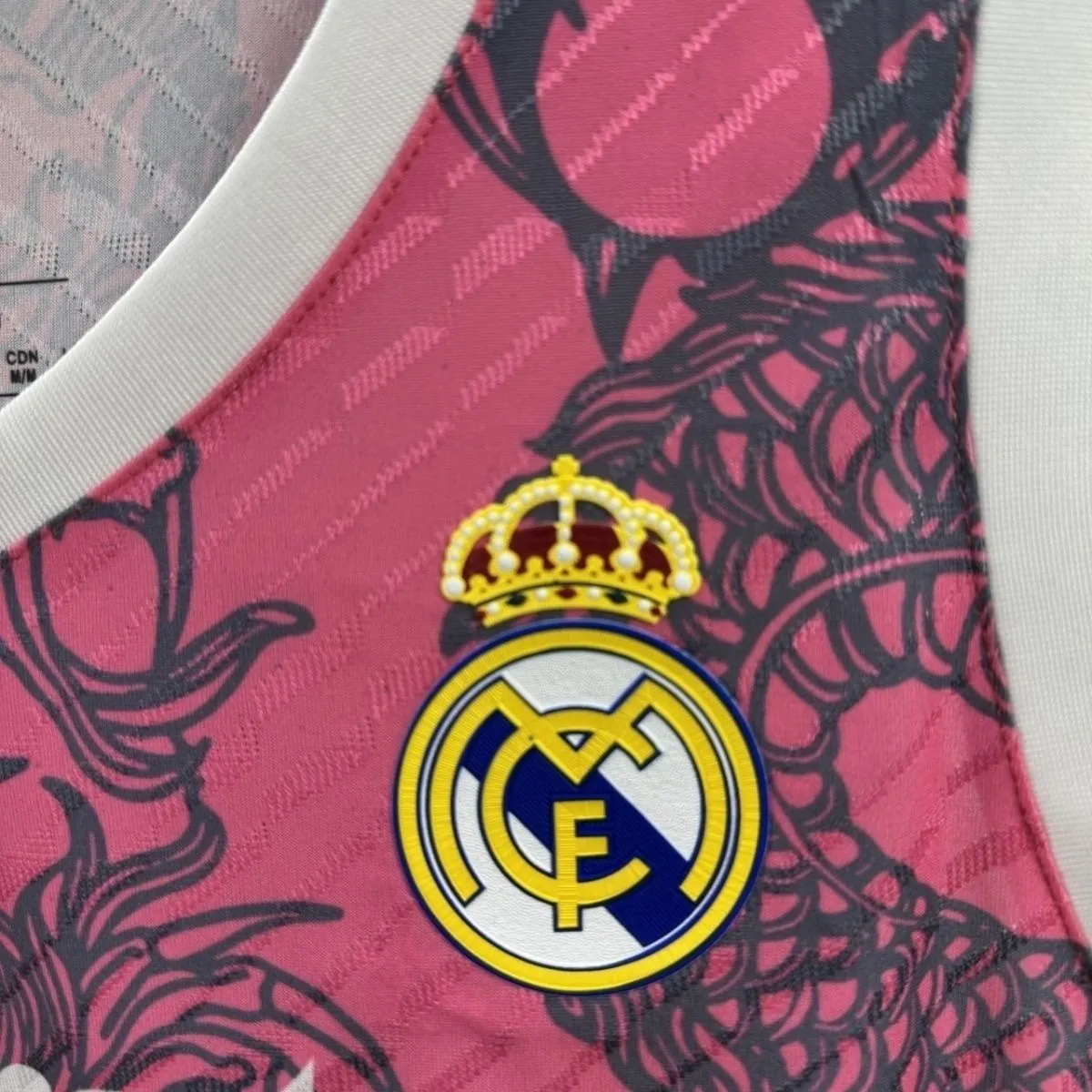 25-26 Real Madrid Dragon Special Edition Summer Women's Vest Pink Kit AAAAJersey Wholesale Yupo 3