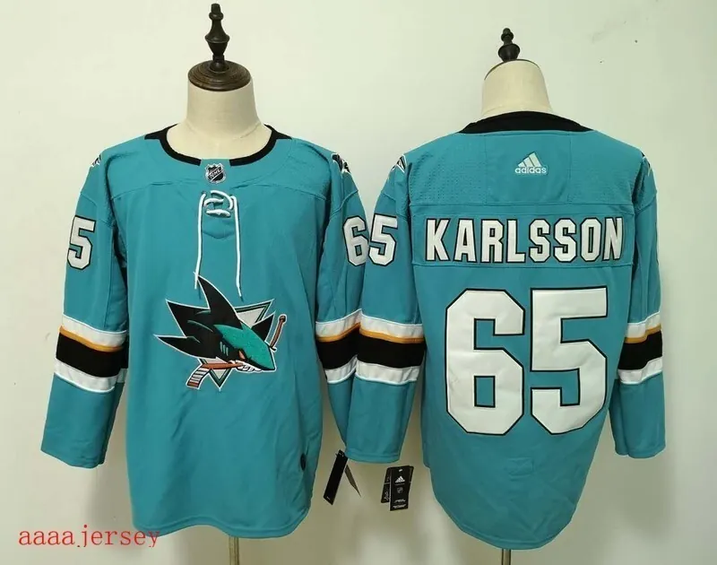 San Jose Sharks ice hockey jersey M-3XL 圣何西鲨鱼队冰球服 5