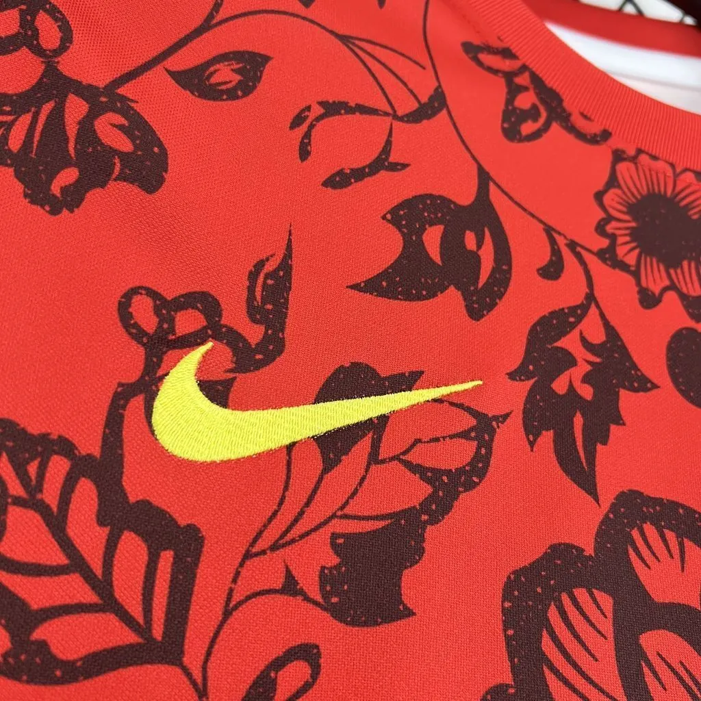 2025 Portugal Red Flower Special Edition T-Shirt AAAAJersey Supplier Yupoo 4
