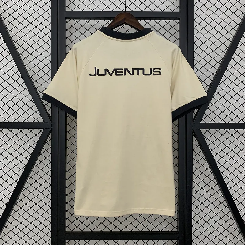 25-26 Juventus Retro Classic T-Shirt Casual Sports Top Football AAAAJersey Dropship Yupoo 1