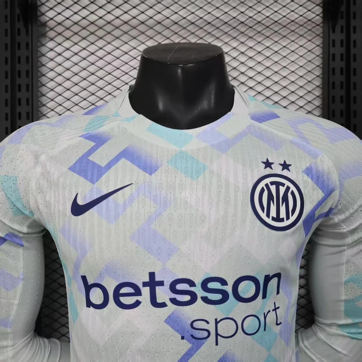 25-26 Inter Milan Away Player Version Long Sleeves Kit Soccer AAAAJersey Yupoo 2