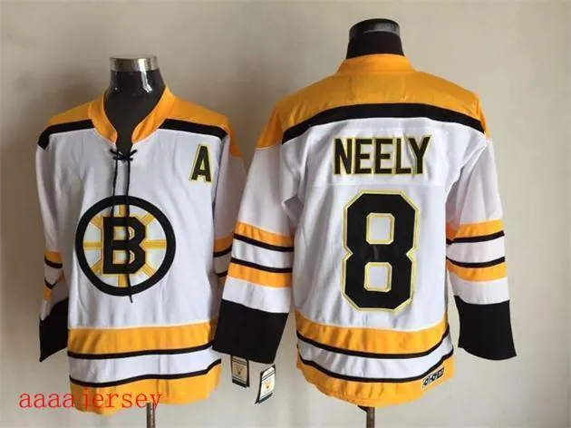 Boston Bruins retro ice hockey jersey M-3XL 波士顿棕熊队复古冰球服 1